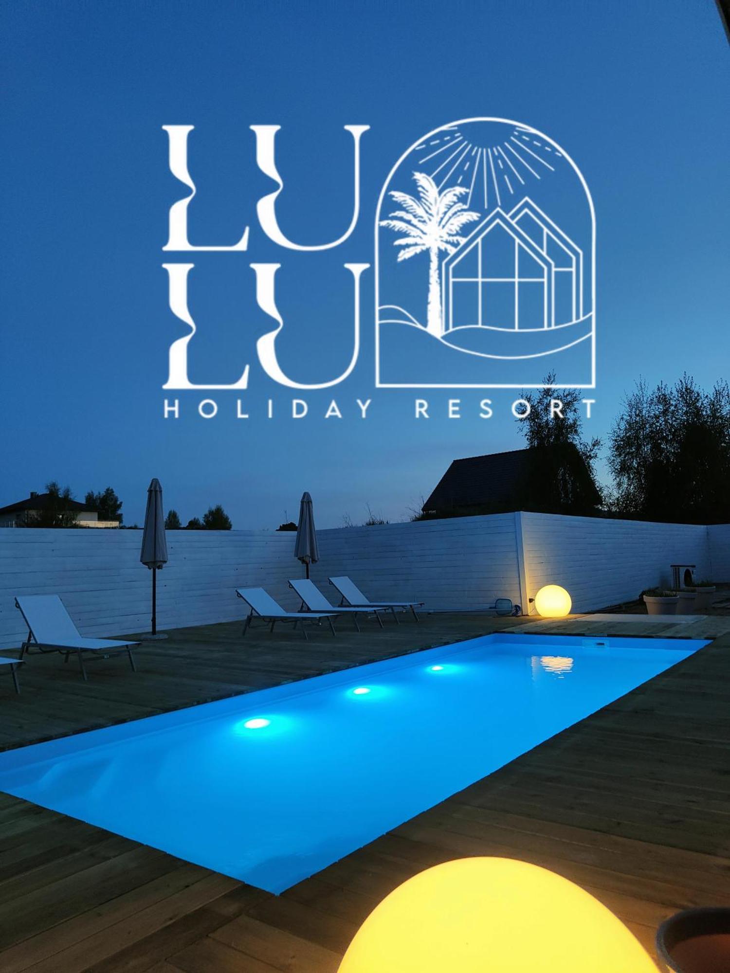 Lulu Holiday Resort Domki Z Podgrzewanym Basenem Mielno  Eksteriør bilde